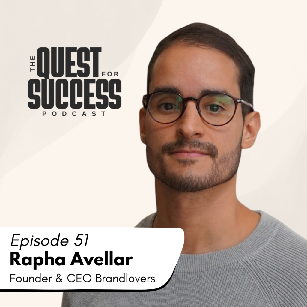 On this episode of the Quest for Success Podcast, we are joined by Rapha Avellar who is a serial founder and influencer who is building the creator economy.